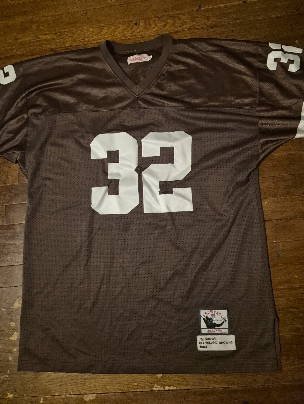 Cleveland Browns Jim Brown Mens Sz 56 Mitchell & Ness Jersey